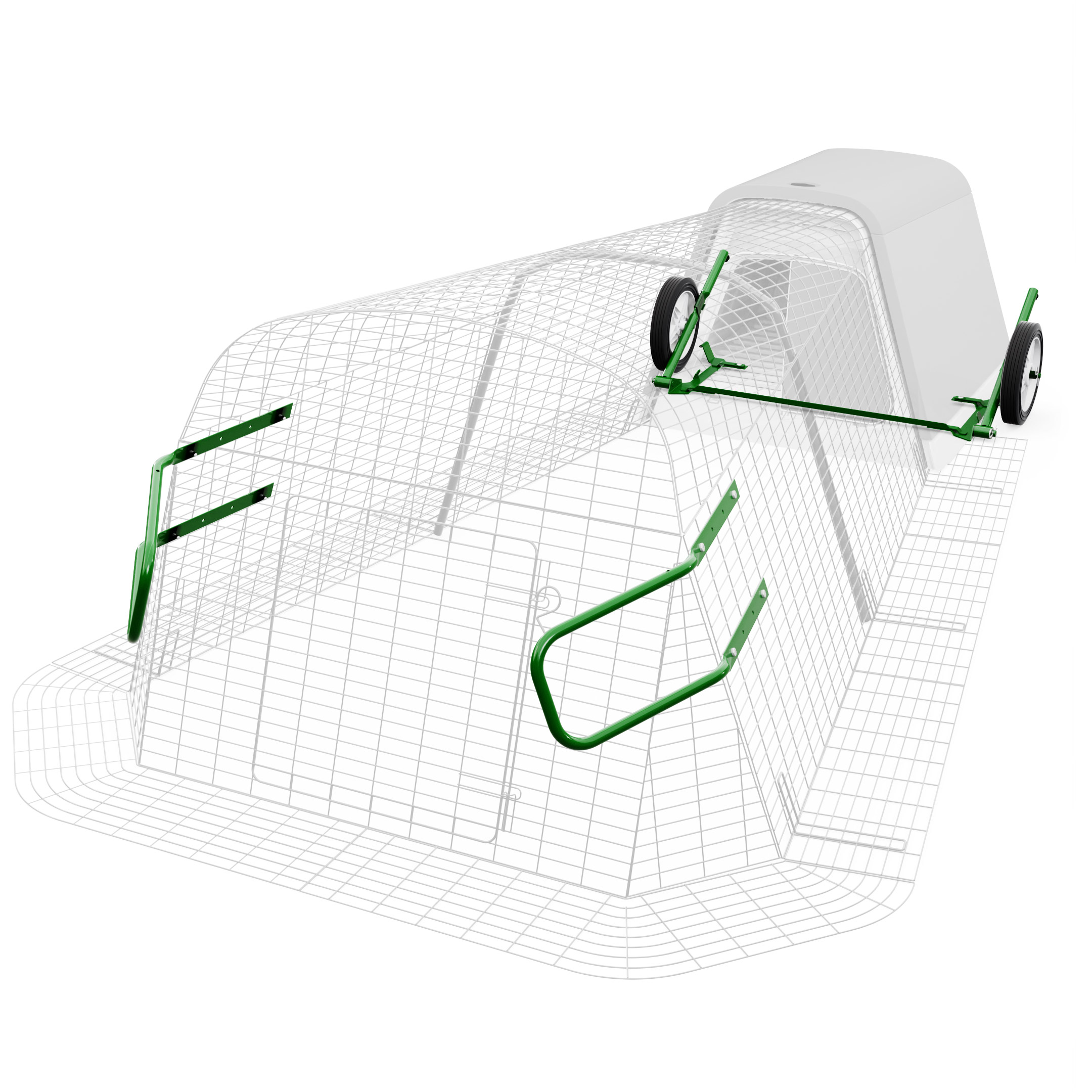 Eglu Go Hutch Wheel Set + Run Handles
