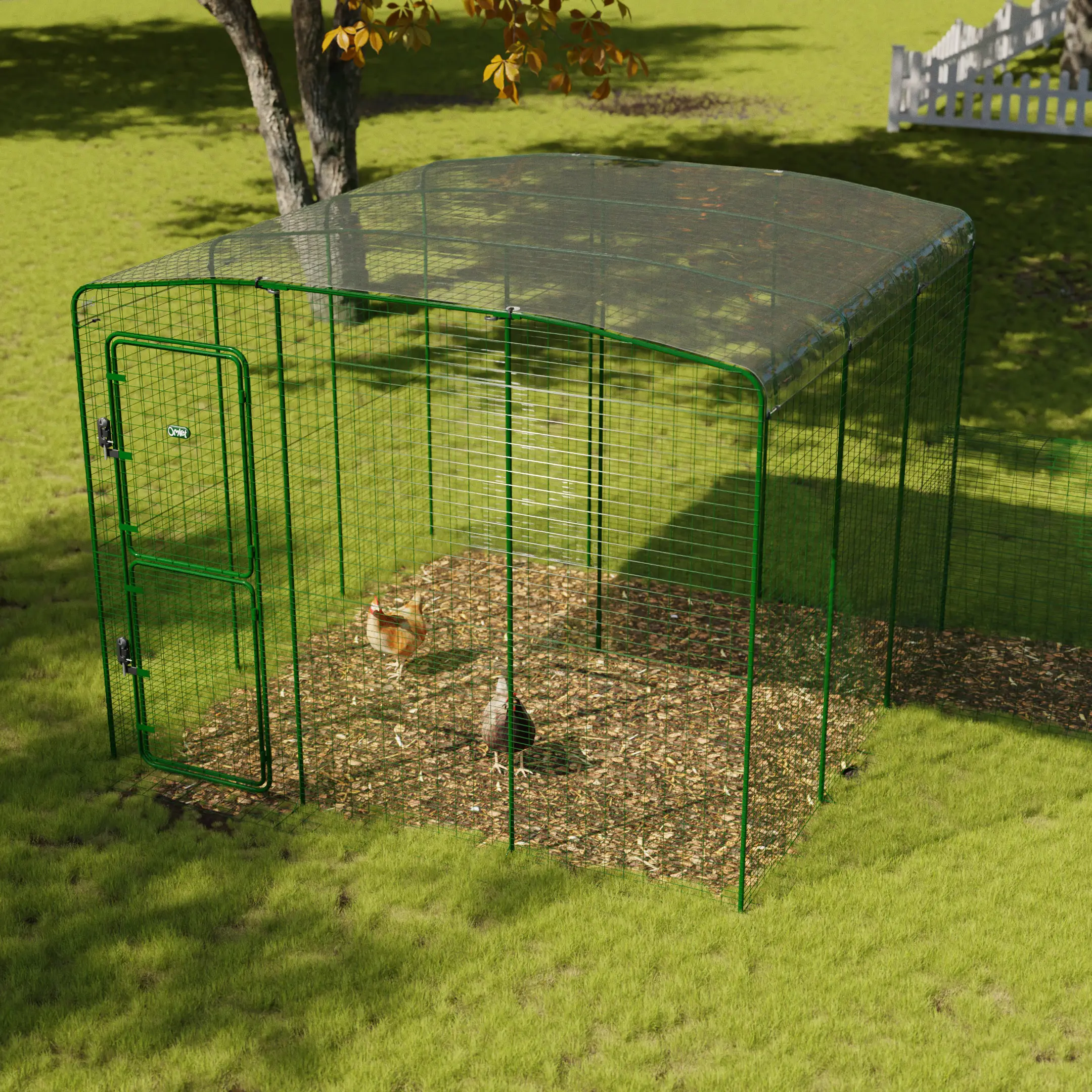 Clear Chicken Run Cover - 9ft x 9ft