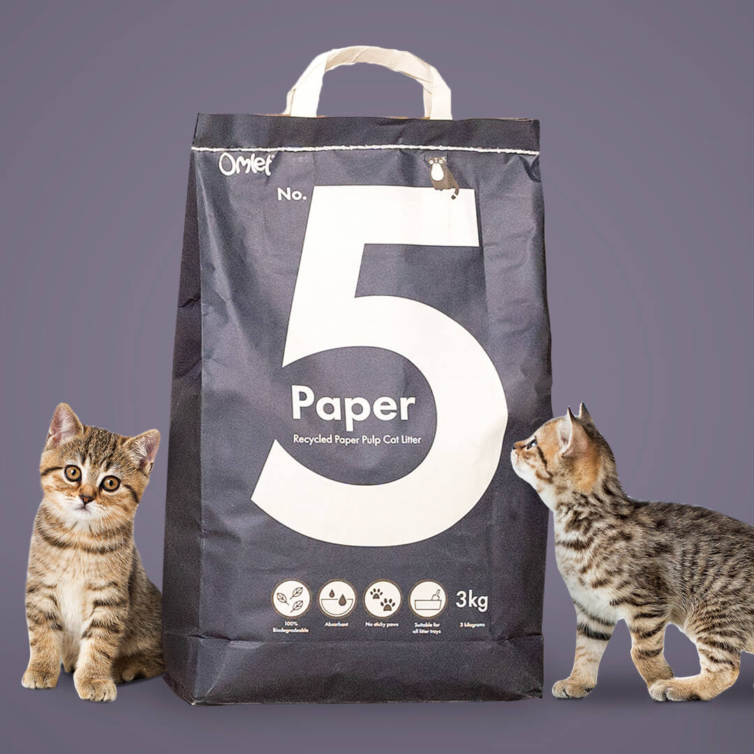 Omlet Cat Litter No. 5 - Paper - 7 lbs. 11 oz.