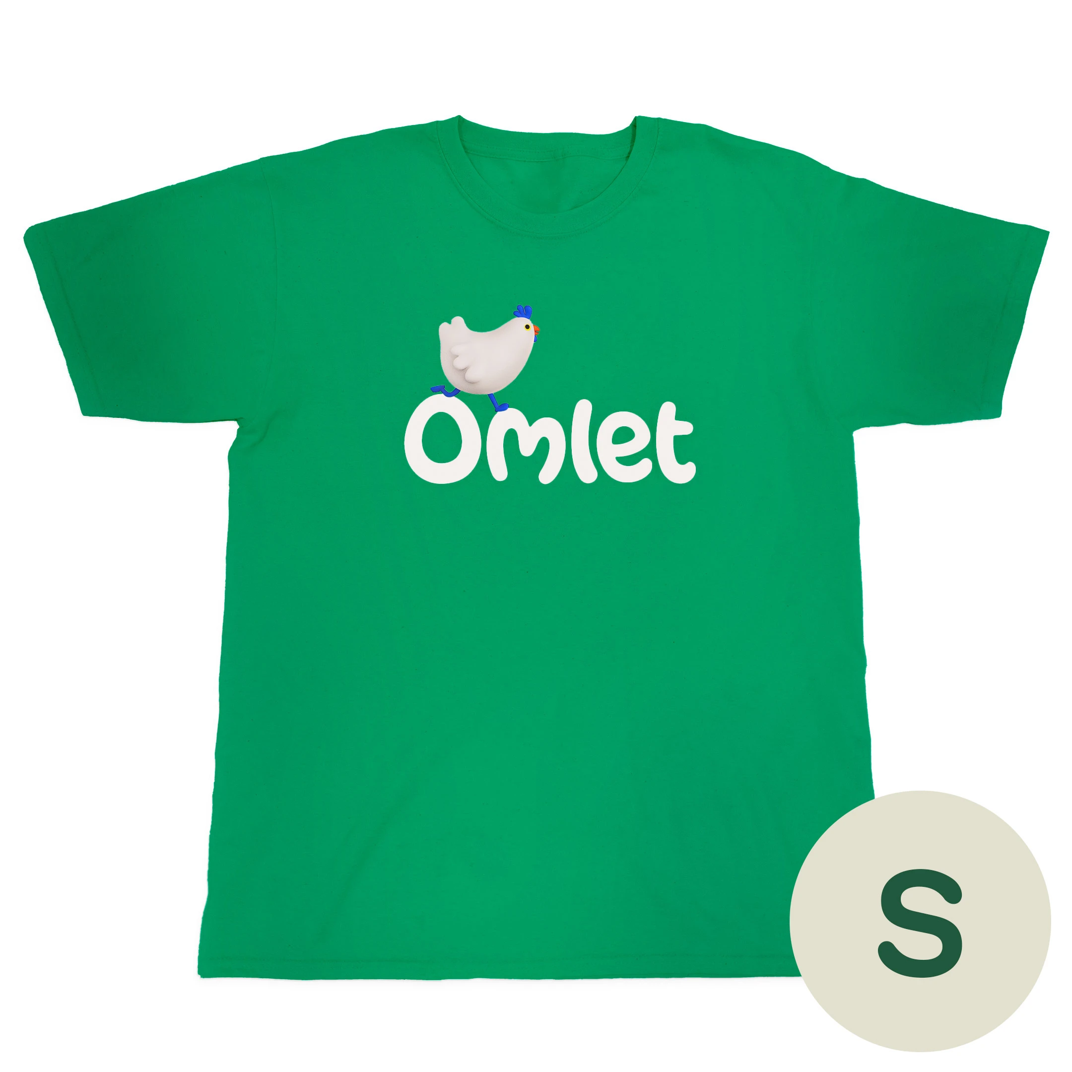 Omlet T-shirt Green - S