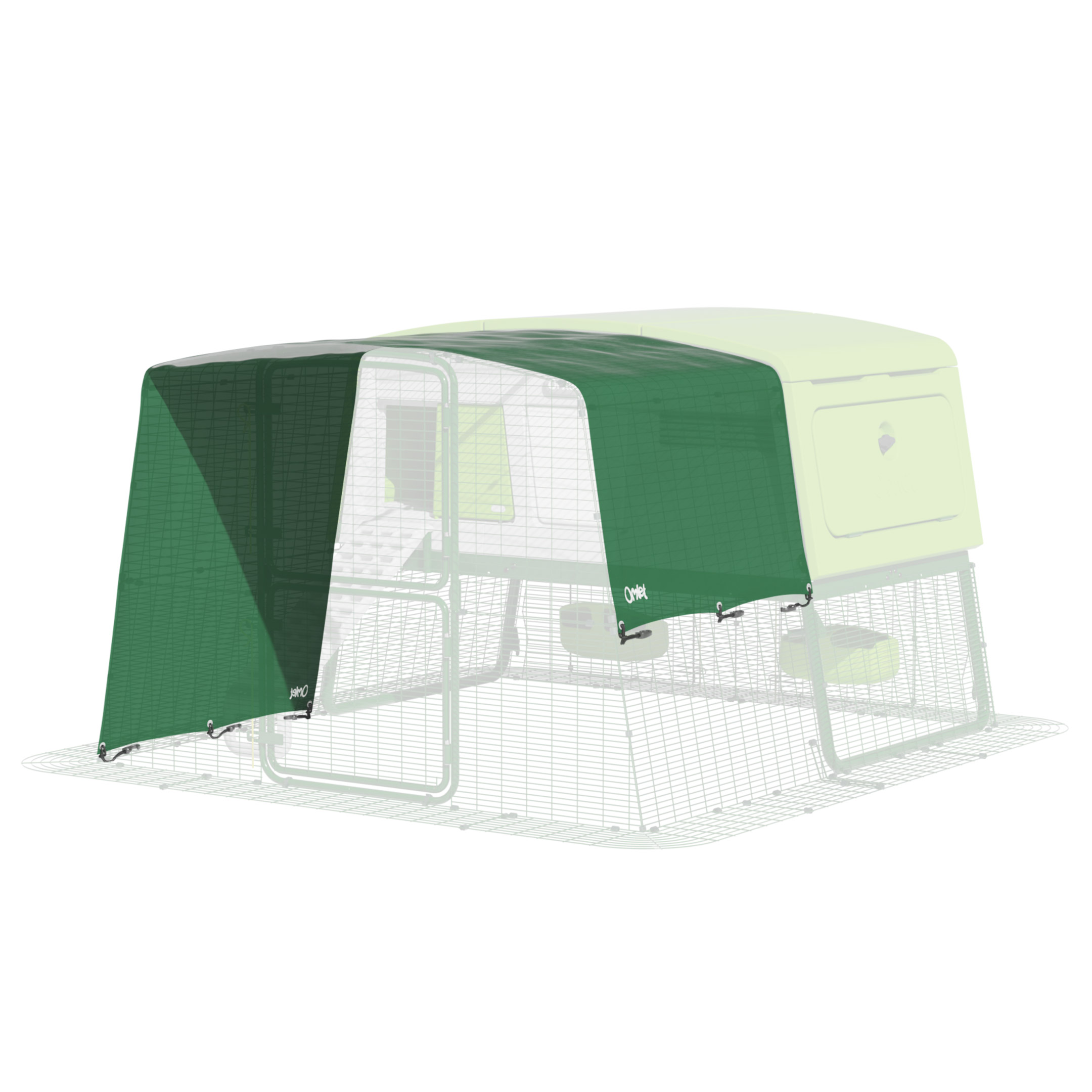 Heavy Duty Tarp with Gutter Edge for Eglu Pro - 9ft