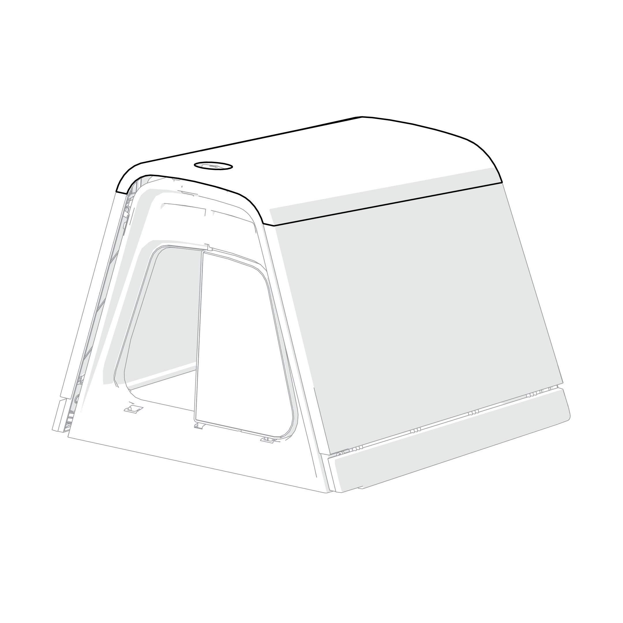 Eglu Go & Eglu Go UP Outer Lid - Leaf Green