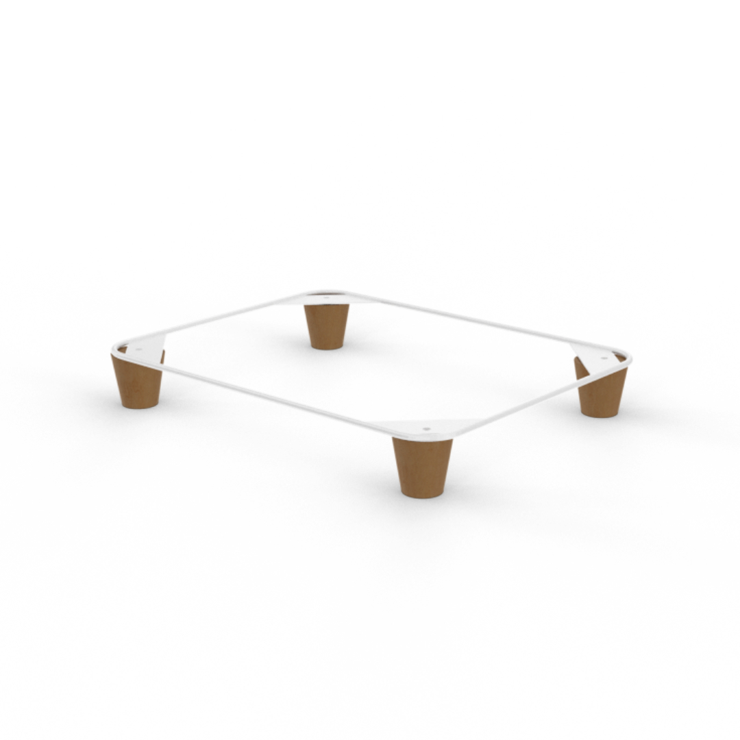 Feet Frame with Round Wood Feet for Donut Elevated Cat Bed - Pack of 4