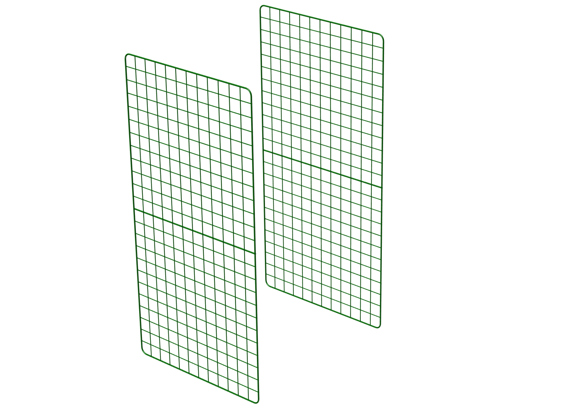 Zippi Guinea Pig Run Extension Panels - Double Height - Pack of 2