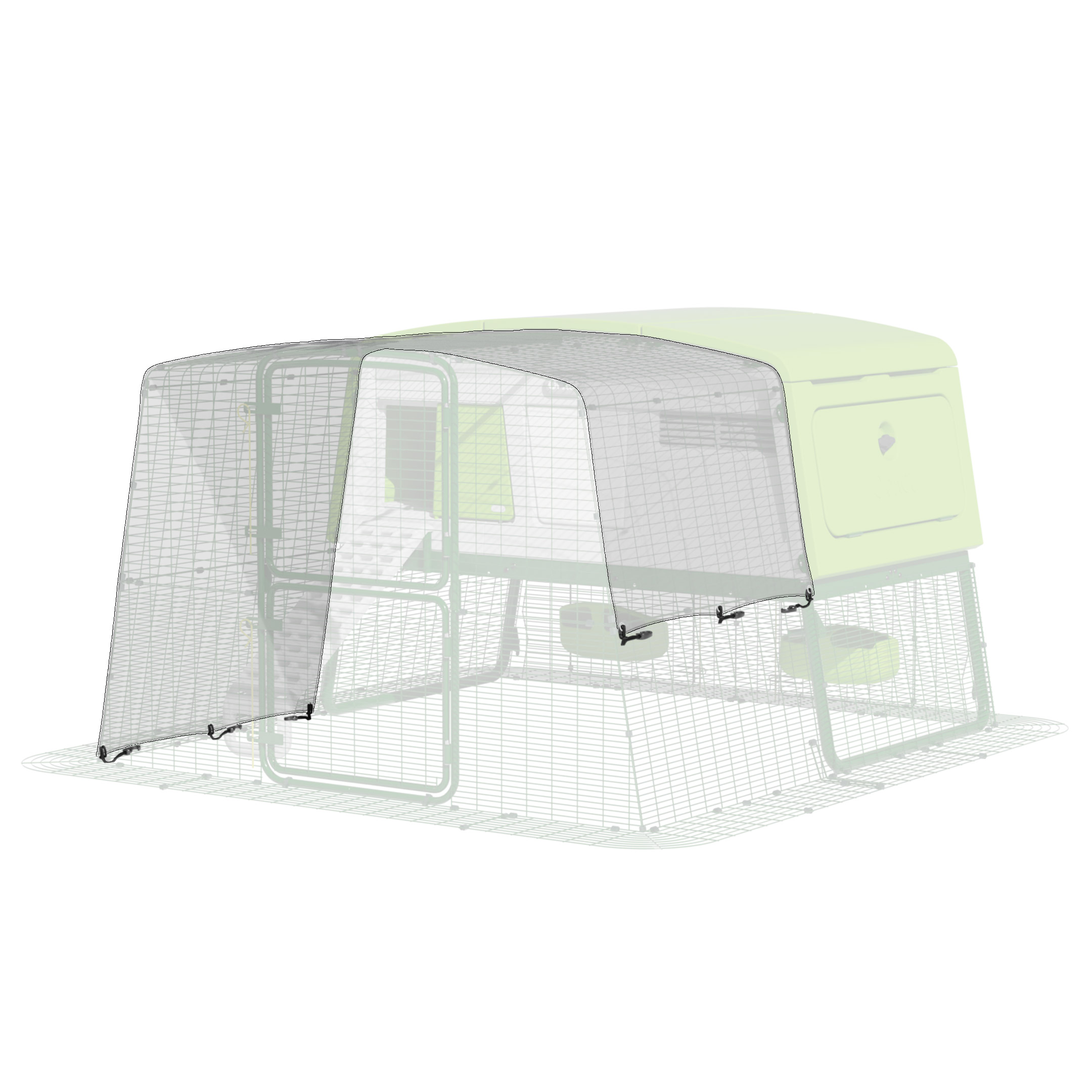 Clear Tarp with Gutter Edge for Eglu Pro - 9ft