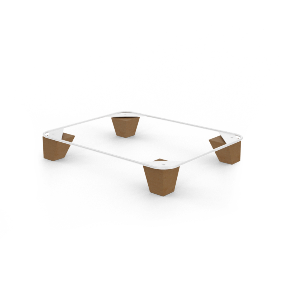 Feet Frame with Square Wood Feet for Donut Elevated Cat Bed - Pack of 4