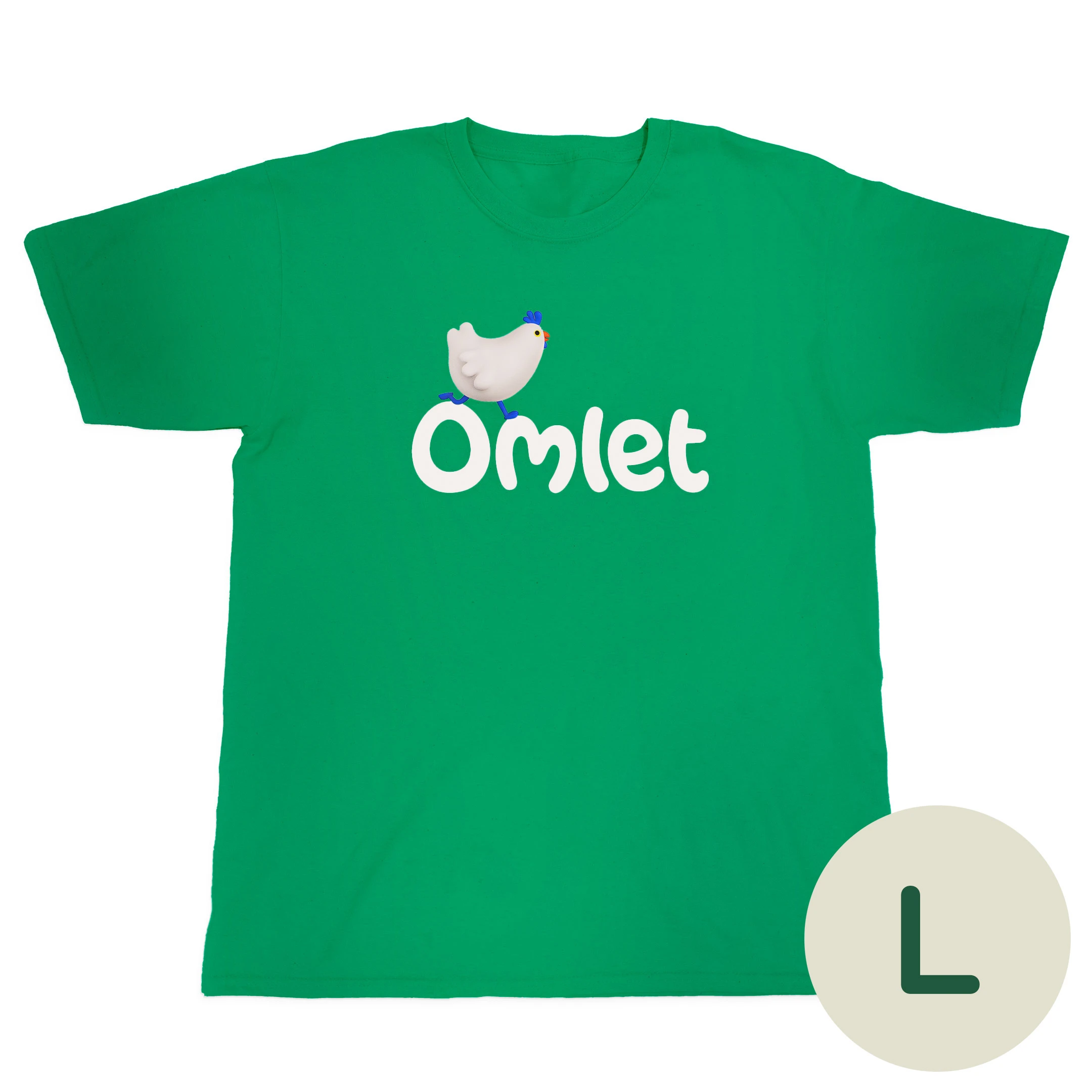 Omlet T-shirt Green - L