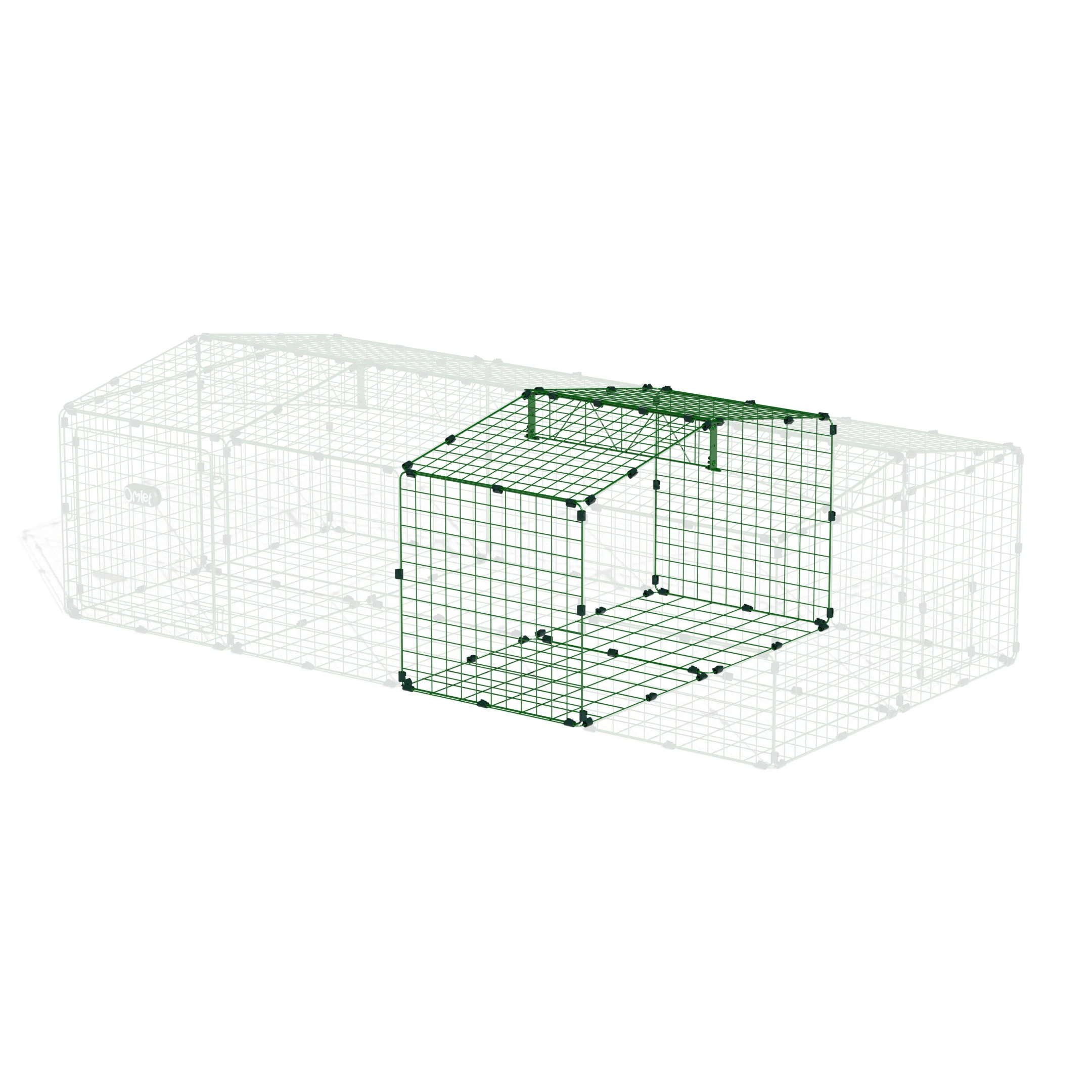 Extension for Zippi Rabbit Run with Roof and Underfloor Mesh - Single Height