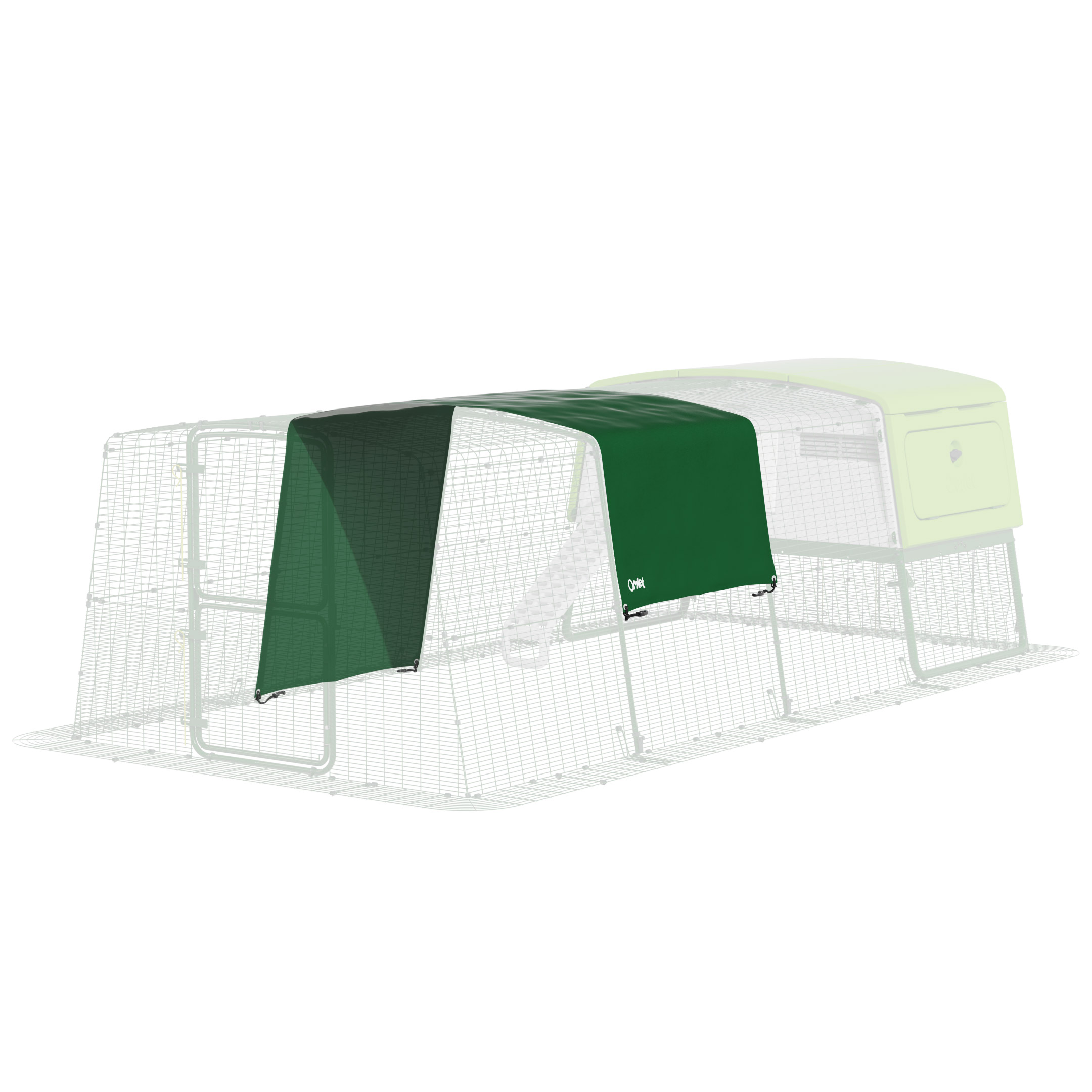 Heavy Duty Extension Tarp with Gutter Edge for Eglu Pro - 2/3 Run