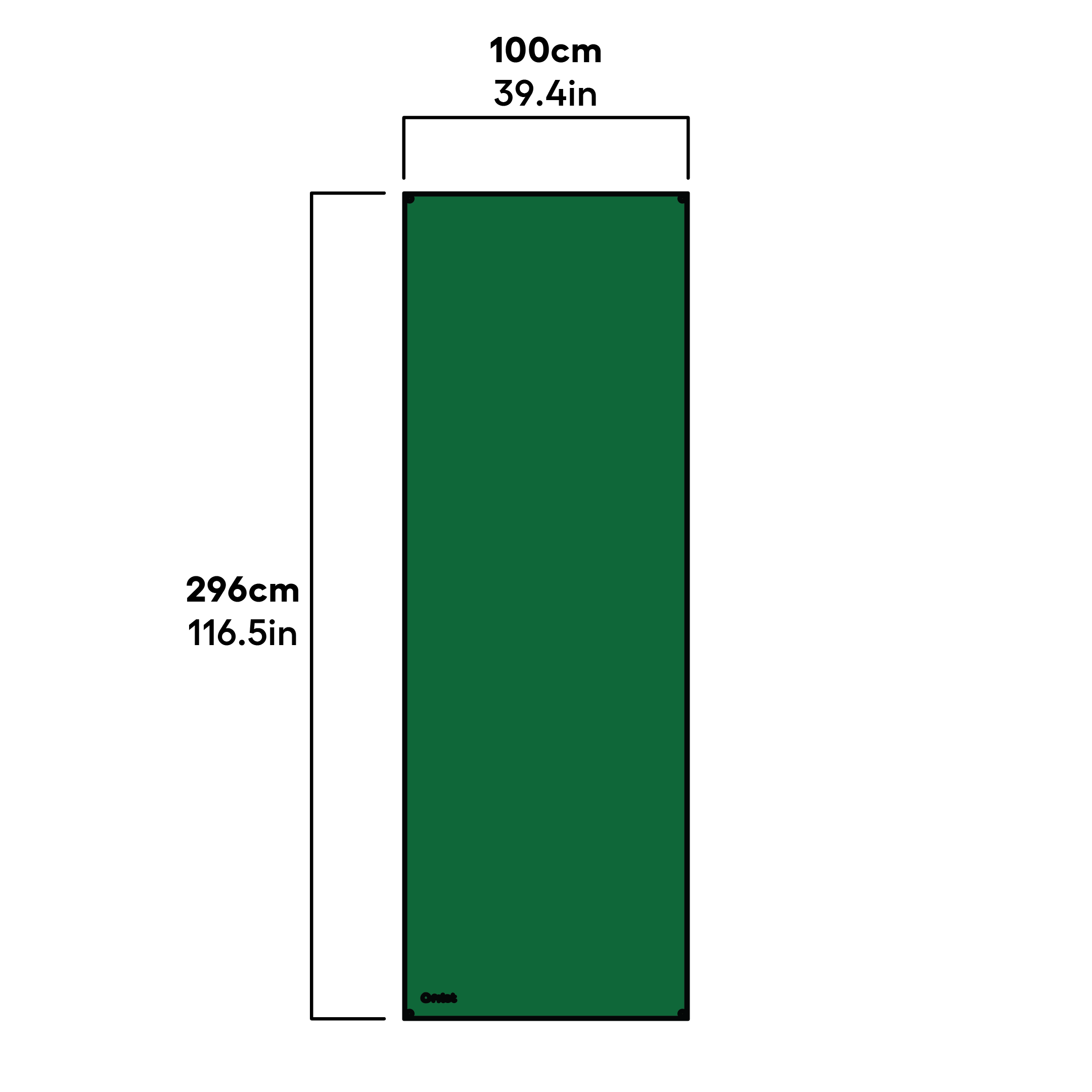 Heavy Duty Extension Tarp with Gutter Edge for Eglu Pro - 2/3 Run