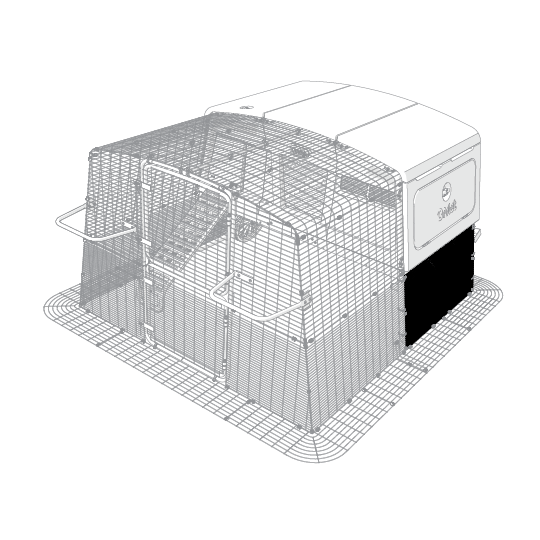 Eglu Cube Mk2 & Eglu Pro Run Panel Frame Side 14mm