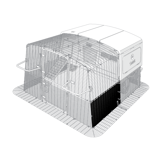 Eglu Cube Mk2 & Eglu Pro Run Panel Side 14mm