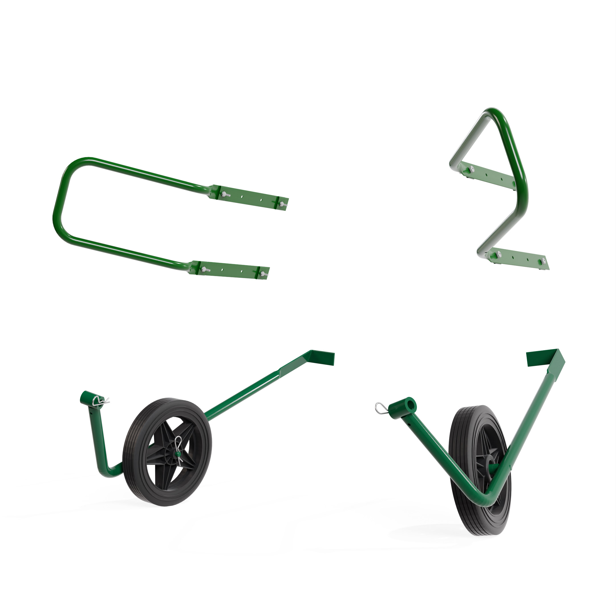 Eglu Go Up Wheel Set + Run Handles