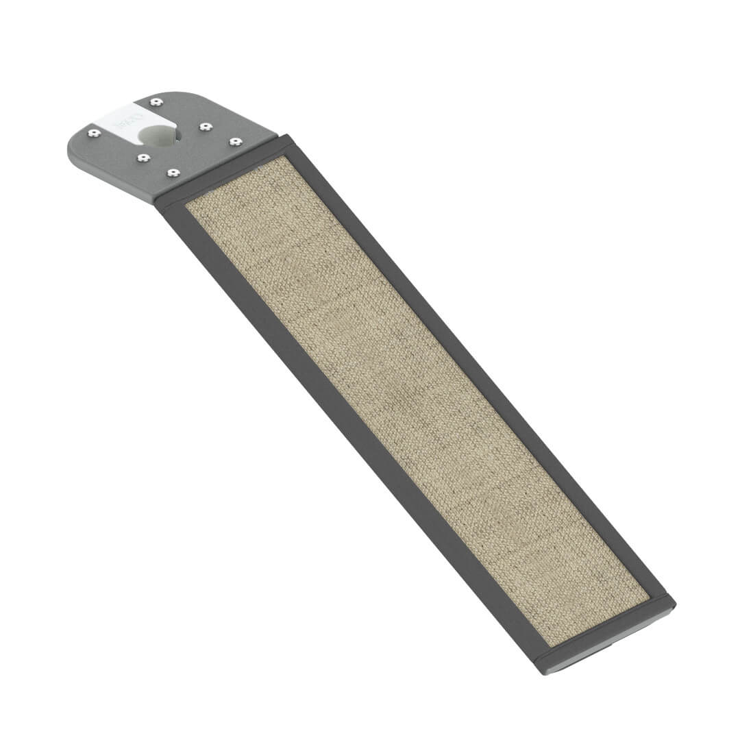 Freestyle - Plastic Floor to Pole Ramp with Outdoor Grey Sisal Scratching Wrap (includes bracket)