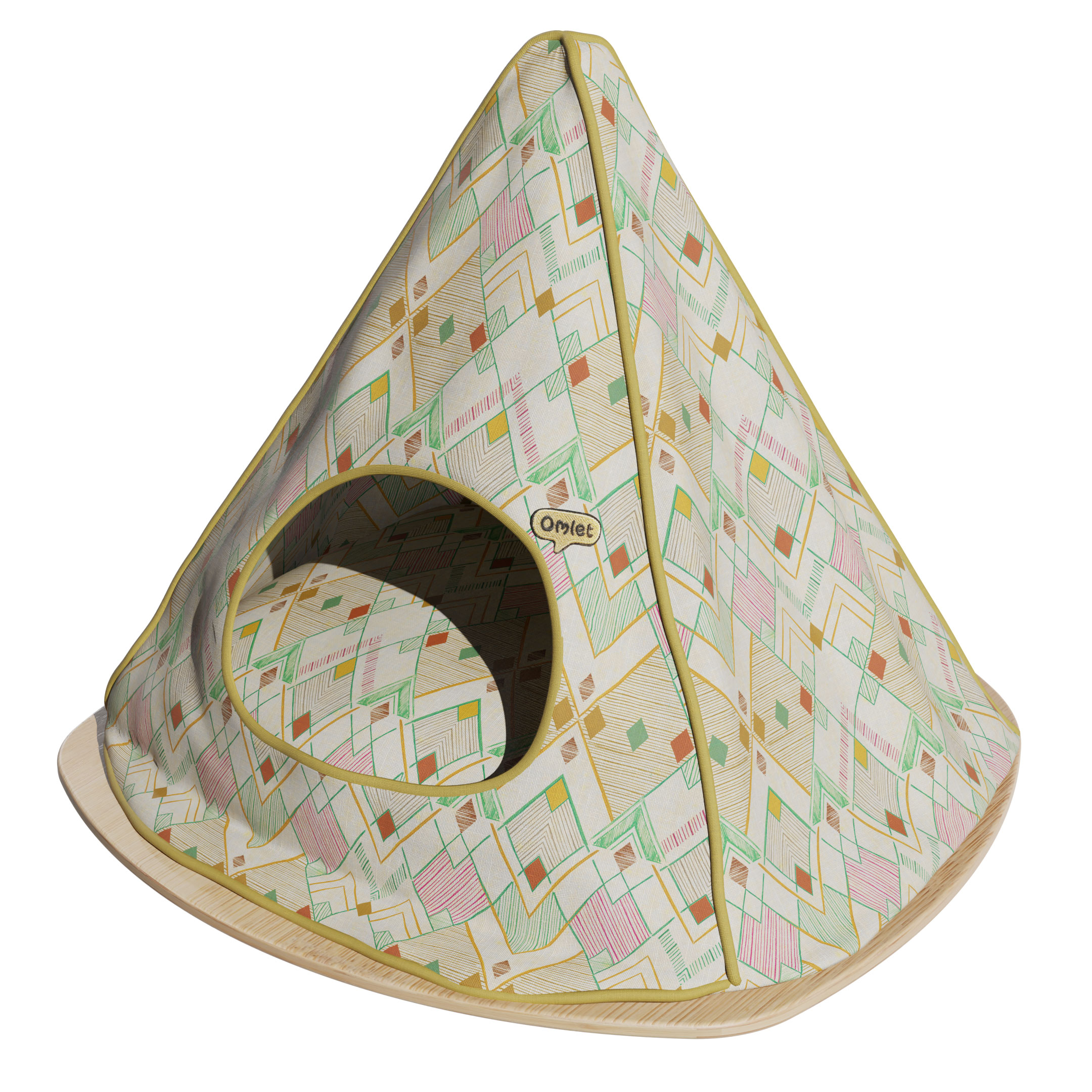 Freestyle - Bamboo Platform with Cat Tipi - Uptown Deco (includes bracket)