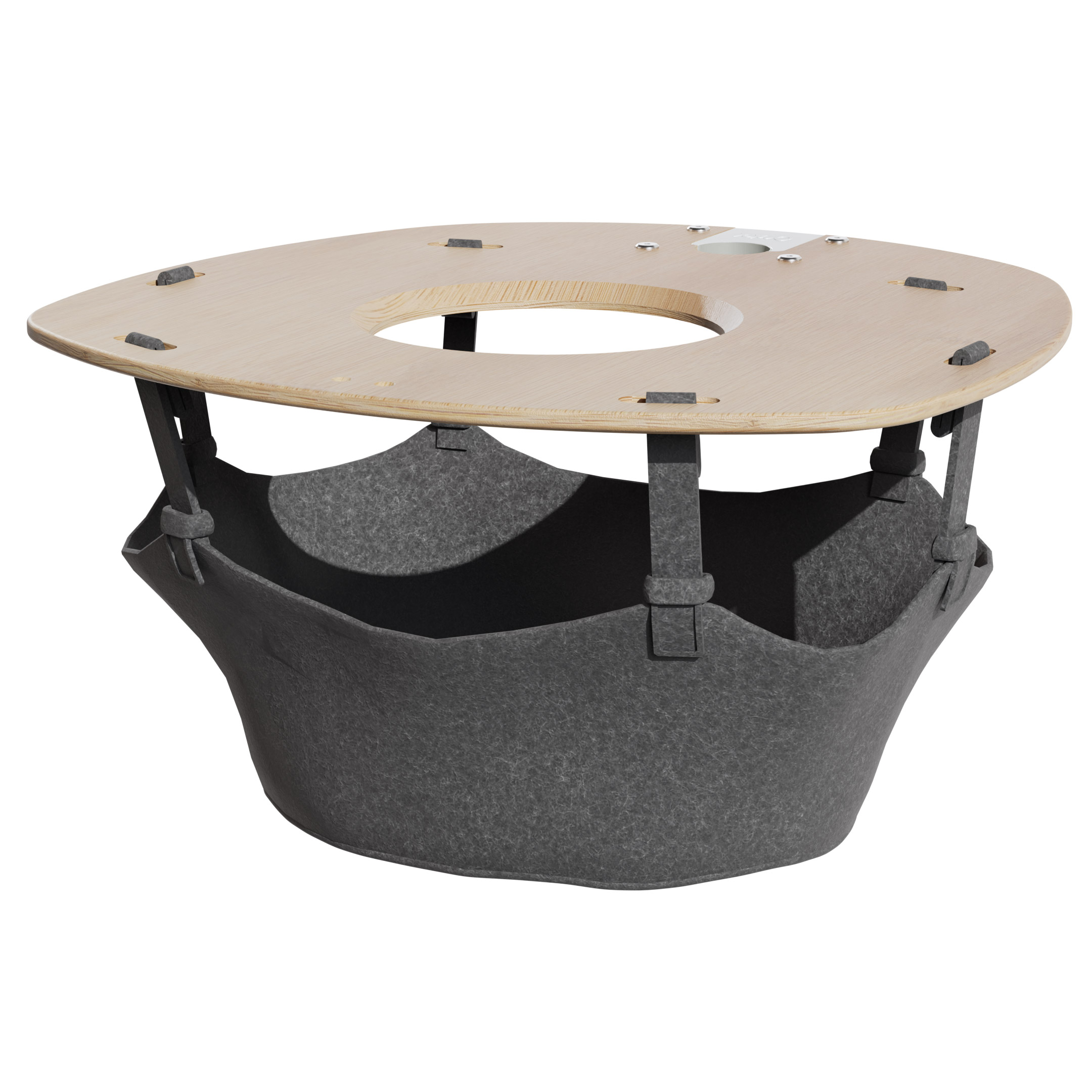 REFURBISHED - Freestyle Cat Tree - Hammock Platform with Bracket and Hammock - Bamboo