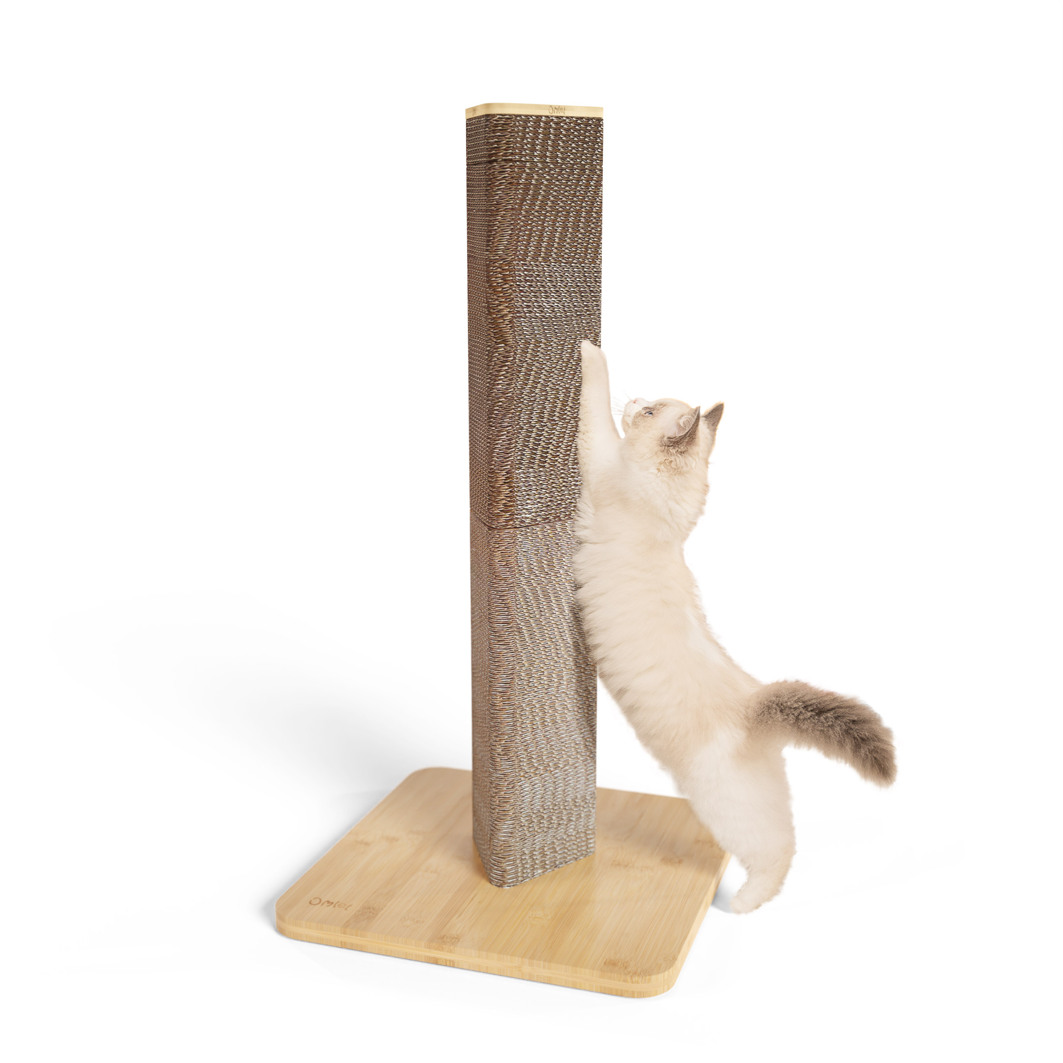 Refillable Cardboard Cat Scratching Post - Tall