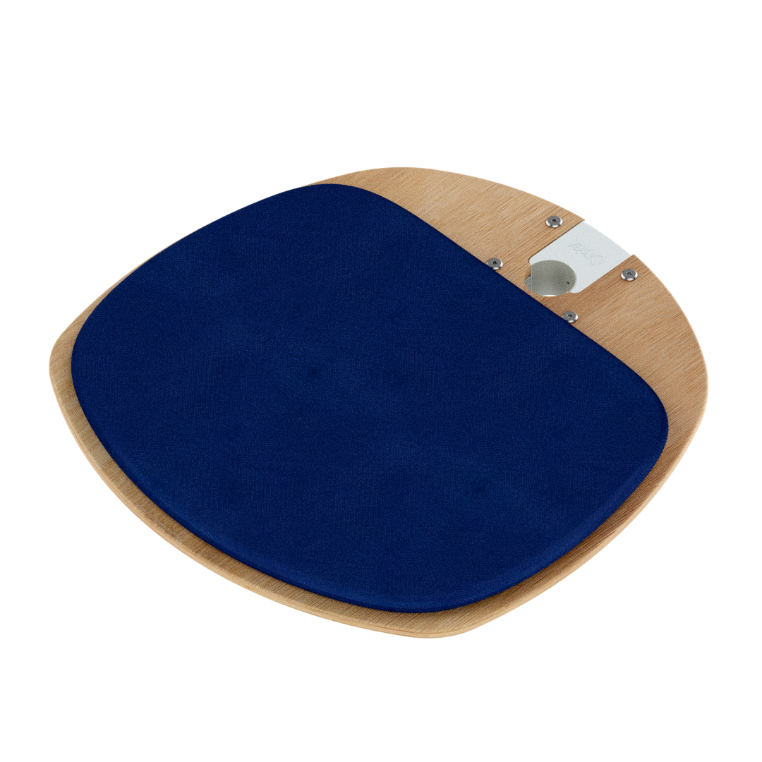 Freestyle - Bamboo Platform with Woven Blue Cushion (includes bracket)