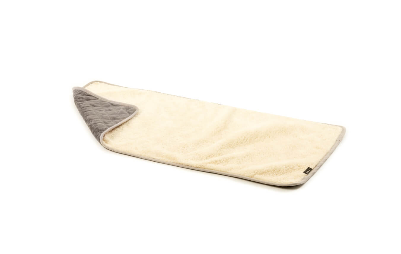 Super Soft Cat Blanket Small - Grey and Cream