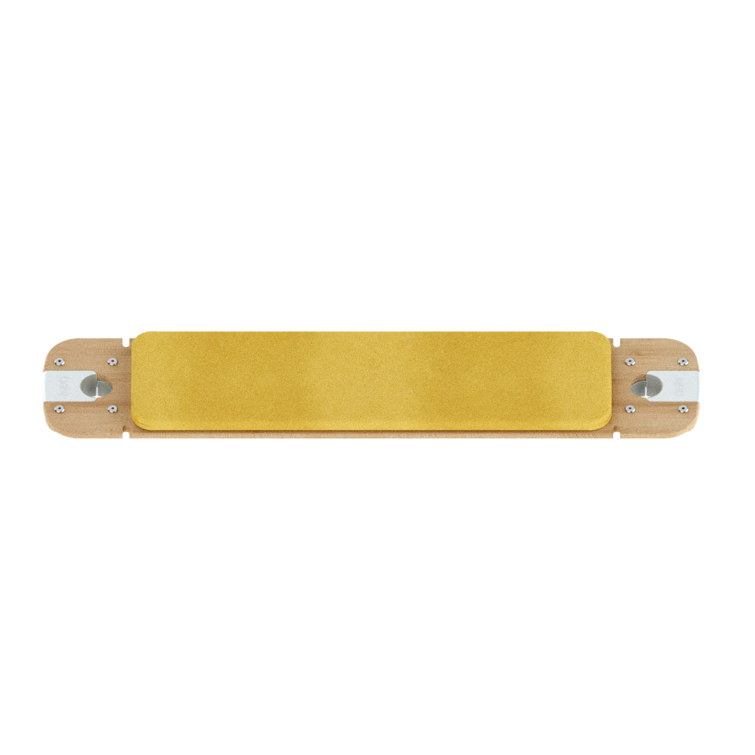 Freestyle - Bamboo Bridge with Woven Yellow Cushion (includes brackets)