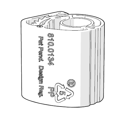 32 Single Run Clips (11mm) for Raccoon Resistant Run