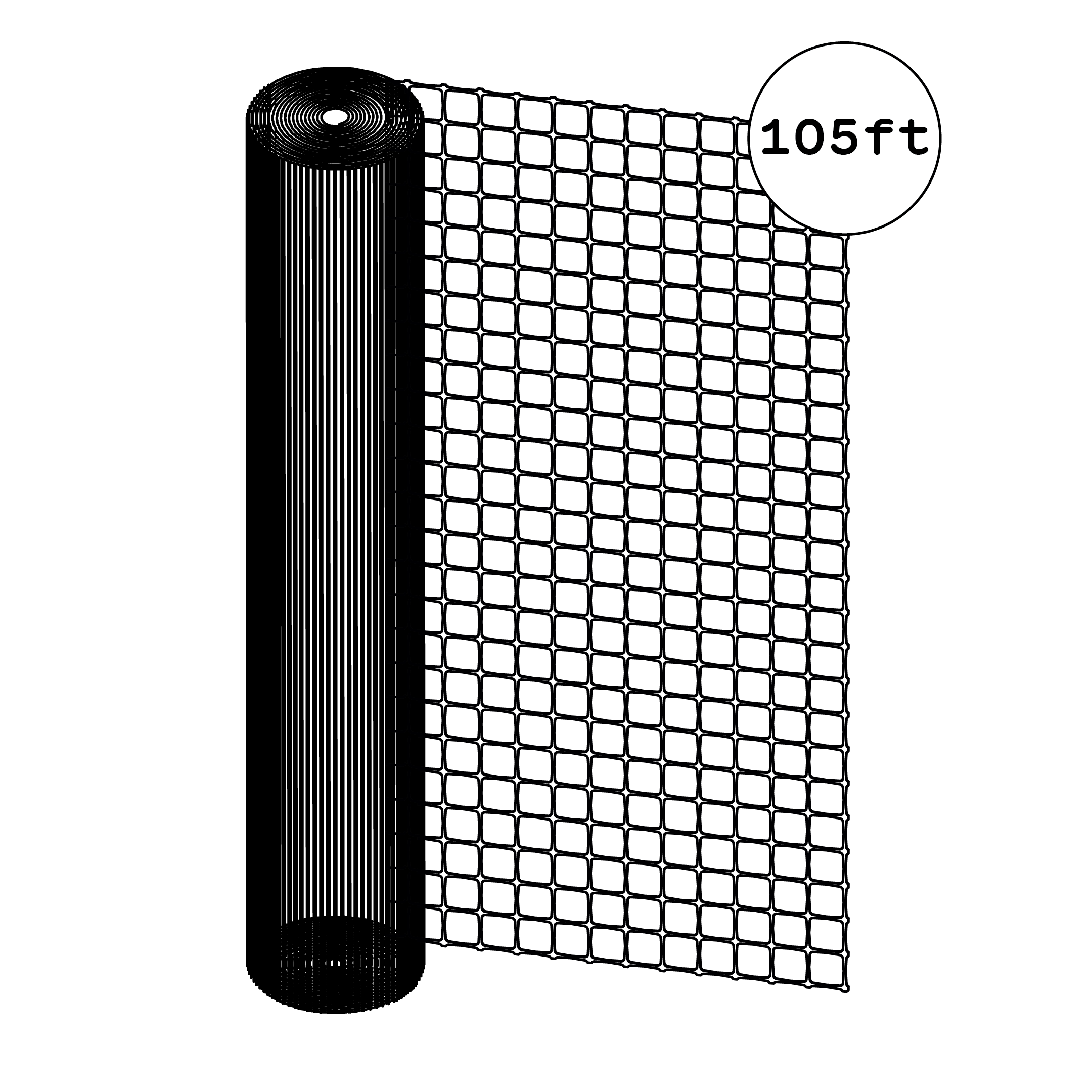 Omlet Chicken Fencing - 105ft - Net Only