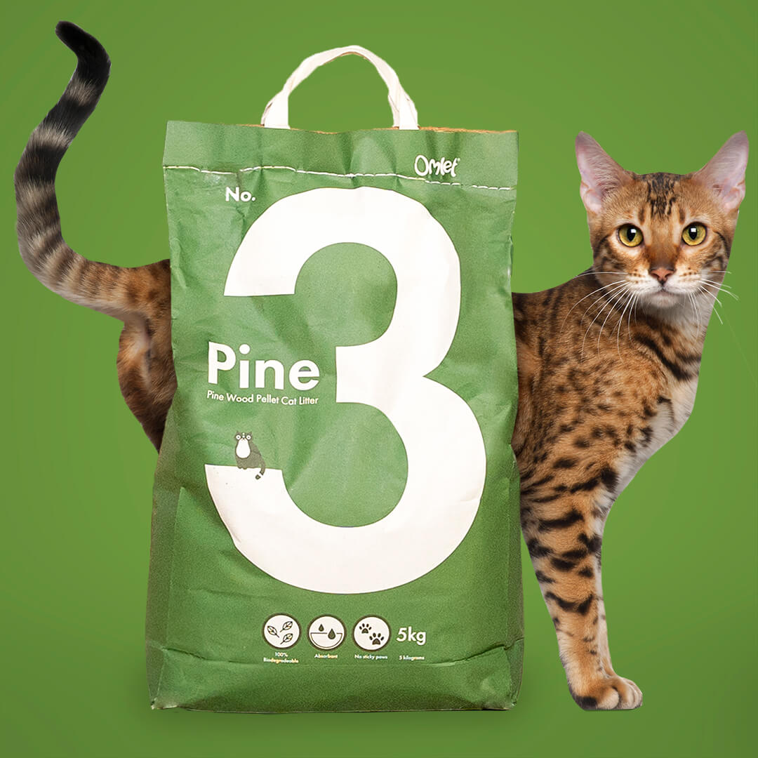 Omlet Cat Litter No. 3 - Pine - 11 lbs.