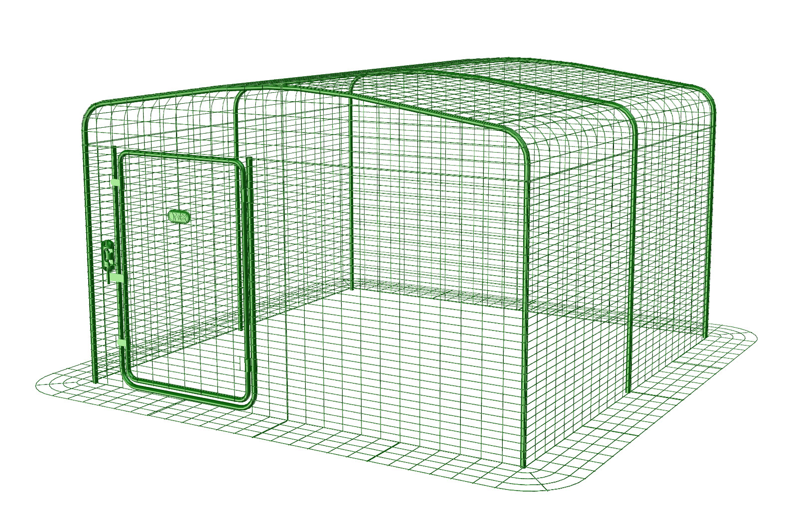 Outdoor Guinea Pig Run - 6ft x 6ft x 3ft