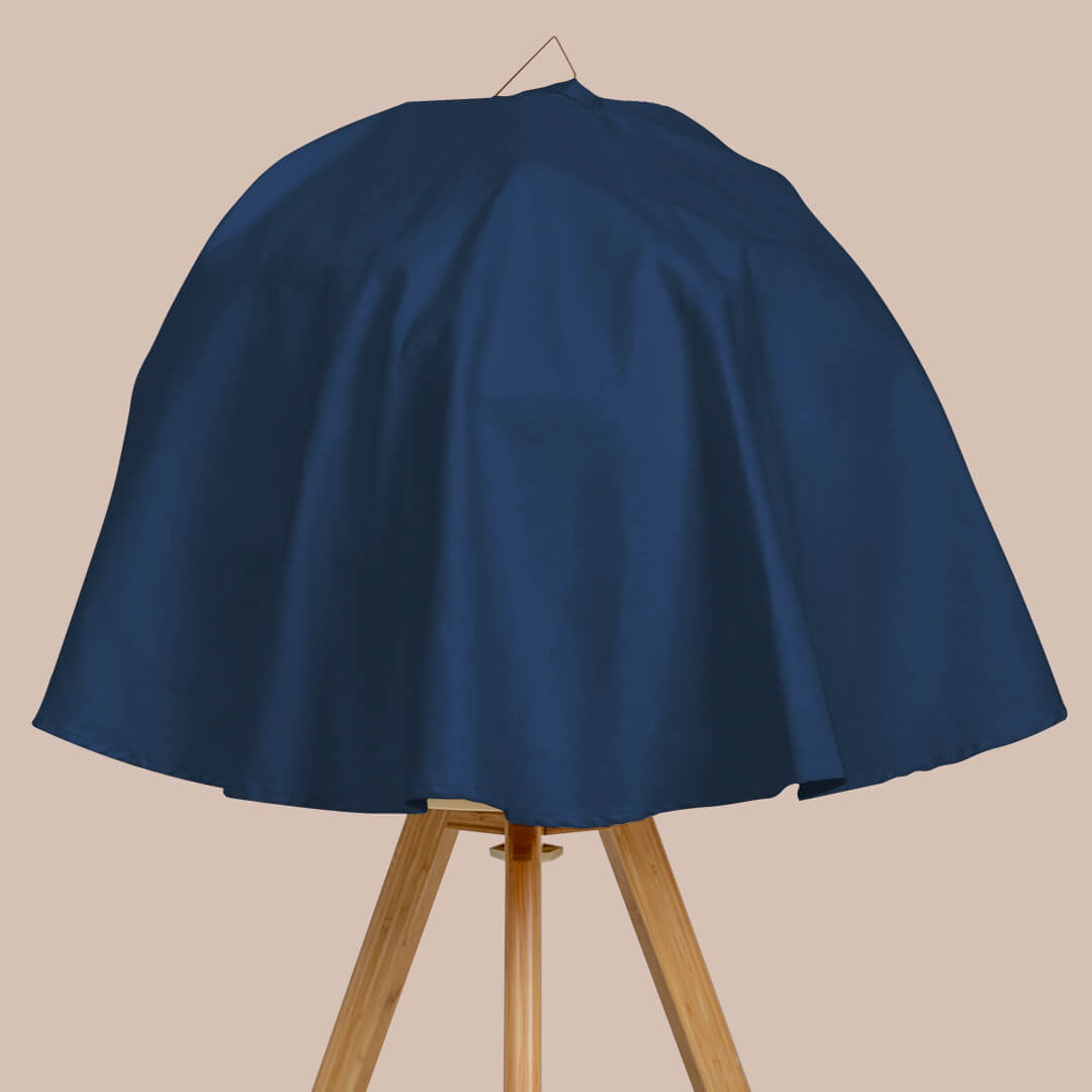 Geo Bird Cage Night Cover - Midnight Blue